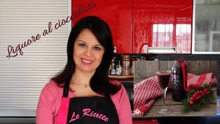 RICETTA LIQUORE AL CIOCCOLATO fatto in casa  Anche Bimby [upl. by Florrie]