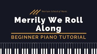 🎹Merrily We Roll Along Piano Tutorial  Alfreds Piano Lesson Book Level 1🎹 [upl. by Selene514]