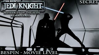 STAR WARS JEDI KNIGHT  MYSTERIES OF THE SITH REMASTERED  SECRET LEVEL BESPIN [upl. by Rodge]