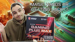 MAGIC HANDS OR JUST LUCKY STUCK VGA LED  REPAIR MSI X470 GAMING PLUS MAX [upl. by Bellew480]