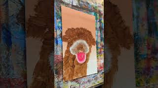 Tongueyquot6quot x 4quot painting art dog simonheath howtopaint [upl. by Bostow]