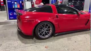 Cammed C6 Z06 Corvette  start upexhaust sound [upl. by Benji]