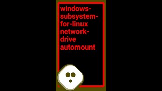 Win 10 Linux Subsystem Automount network drives shorts [upl. by Riek]