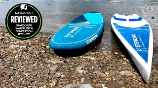 2021 Starboard Waterline amp Generation 12’6″x28″ Comparison Review [upl. by Nolad]