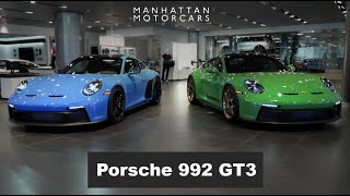 Porsche 992 GT3  in Shark Blue amp Python Green [upl. by Wycoff]