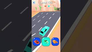 ShapeShifting 2 GAMEPLAY Level No 196 Walkthrough  New Update Car Racing Shorts ShapeShifting [upl. by Ahsait]