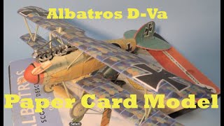 Albatros PaperModel 133rd Scale Design by LP Igualada Final Reveal [upl. by Hey]