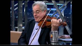 Itzhak Perlman play Paganini Caprice 24 ao vivo no programa do Jô Soares [upl. by Nofets]