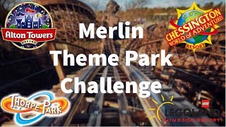 Theme Park Challenge Visiting 4 Merlin Parks In One Day [upl. by Noellyn]