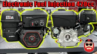 EFI Fuel Injection 420cc Engine  North Star E420 Unboxing [upl. by Alleul]