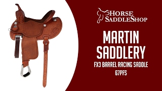 Martin Saddlery FX3 Barrel Racing Saddle 67PFS [upl. by Vaughan387]