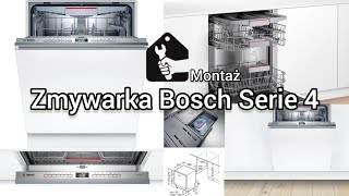 Zmywarka Bosch Serie 4 Montaż SMV4EVX15E 60cm Automatyczne otwieranie drzwi Szuflada na sztućce [upl. by Eiramlirpa468]