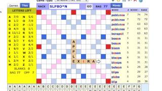 Scrabble Cheat at Wordplays [upl. by Garek684]