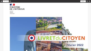 Livret du citoyen à connaître par cœur pour lentretien de naturalisation en préfecture [upl. by Delanty]