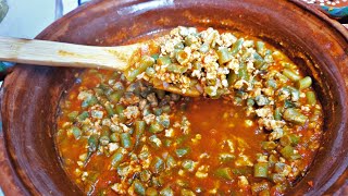 Guisado de EJOTES receta SALUDABLE y con tan solo 50 PESITOS  COMIENDO RICO Y FACIL [upl. by Aliuqaj448]