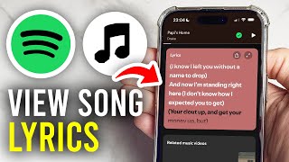 How To See Lyrics On Spotify  Full Guide [upl. by Nerrol]