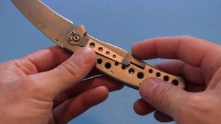 Knife Review Kershaw Vapor II 1650 Stainless Steel Folder [upl. by Kisung]