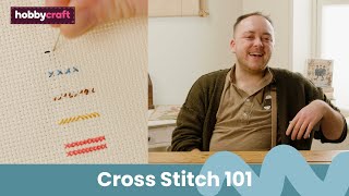 Cross Stitch for Beginners  Get Started in Cross Stitch  Hobbycraft [upl. by Maren]