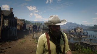 Its a shame you cant keep this White Cutter Hat Red Dead Redemption 2 [upl. by Dewayne]