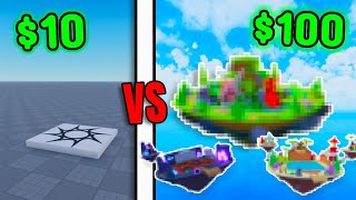 Paying 10 vs 100 for a Roblox game [upl. by Adnov]