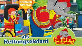 Benjamin Blümchen als Rettungselefant Folge 148  SOMMER SPEZIAL  Hörspiel in voller Länge [upl. by Arayt253]