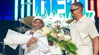 Jalen Hurts At Frankie Beverly and Maze Concert [upl. by Hotze]