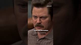 This is Rons worst nightmare ParksAndRec NickOfferman AmyPoehler AubreyPlaza Shorts [upl. by Trever15]