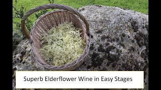 Making Elderflower Wine  The Taste of Summer Part 1 [upl. by Pegma]