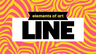 Elements of Art Line  Art Lesson for Beginners Elementary amp Middle School Art lineart line [upl. by Goldberg]