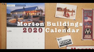 Morton Buildings 2020 Calendar Jims Hobby Garage [upl. by Eetnod]