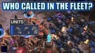 0 Workers and 22 BATTLECRUISERS  StarCraft 2 SC2 Viewer Games [upl. by Sal499]