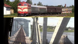 Train cabride cross the border from Finland to Sweden with Dr12 2216 [upl. by Cyndi]