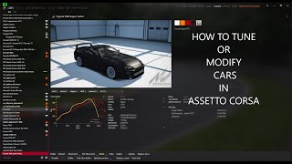 Assetto Corsa How to tune or modify cars [upl. by Richmal]