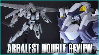 Bandai HG 160 ARX7 Arbalest Double Review  MECHA GAIKOTSU [upl. by Flita91]