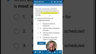 Which Action Is Most Appropriate  NCLEX Qbank [upl. by Anneirb55]