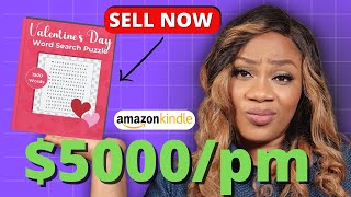 Step by Step Tutorial  Make Valentine Word Search Puzzles that REALLY Sell on Amazon KDP 5000pm [upl. by Rustie810]