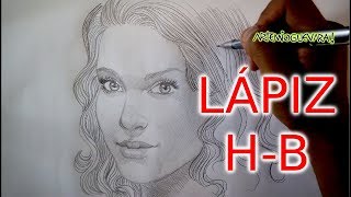 Dibujar RETRATO con Lápiz HB [upl. by Rosabel782]