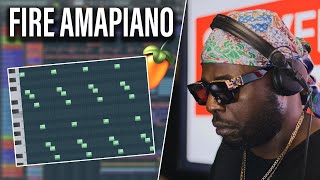 I MADE A BEAUTIFUL AMAPIANO BEAT FROM SCRATCH FL Studio Beginners Tutorial 2022 [upl. by Putscher]