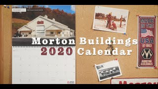 Morton Buildings 2020 Calendar TW Mahaffey Excavating [upl. by Hanshaw718]