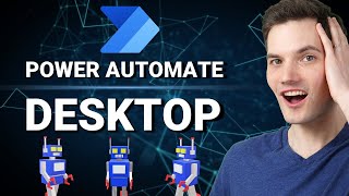 🤖 How to use Microsoft Power Automate Desktop  Full tutorial [upl. by Ennove]