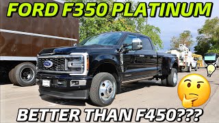 2023 Ford F350 Platinum Heres 3 Reasons Why This Is A Better Buy Over The F450 [upl. by Margetts]