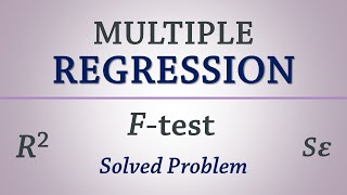 Multiple Regression  ANOVA Table  FTest  Rsquare  Standard Error [upl. by Zirtaeb]