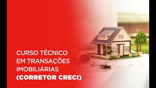 Curso Técnico em Transações Imobiliárias  Corretor CRECI [upl. by Mima]