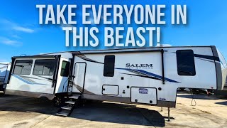 Surprisingly Light 43 long Fifth Wheel RV Salem Hemisphere 369BL [upl. by Dareen]