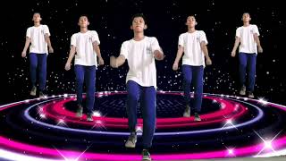 AEROBIC DANCE STEPS  PE EXAMINATION  Yeah3x by Chris Brown [upl. by Aihceyt]