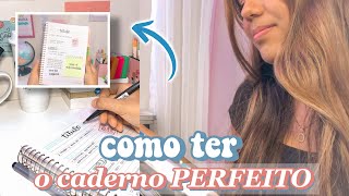 COMO TER O CADERNO PERFEITO E ORGANIZADO dicas truques ideias de título [upl. by Aihsoem568]