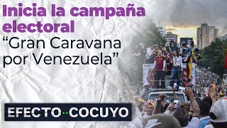 Así fue la quotGran Caravana con Venezuelaquot en el inicio de la campaña electoral de Edmundo González [upl. by Aivat]