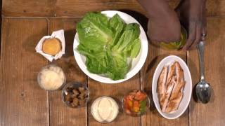 Recette en vidéo  Salade César croustillante du restaurant la Grille [upl. by Eibbil]