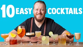 10 Cocktails Every Beginner Can Make [upl. by Hplodur]