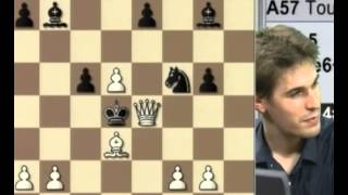 Conquest vs Degraeve Ouverture pion dame  Echecs partie commentée [upl. by Conrado]